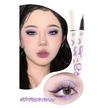 xixi Diamond Eyeliner Waterproof and Sweatproof Eyeshadow Eyeshadow Brightening Color Pen Stage