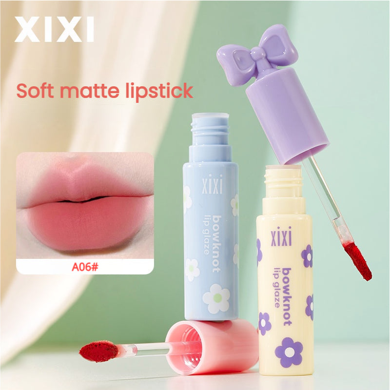 xixi Manta Velvet Mist Lip Glaze has a light, natural texture and a delicate matte finish. It is easy to use for students to show their color.