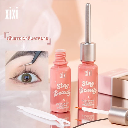 xixi False eyelash glue, long-lasting, gentle, non-irritating, quick-drying, and sticky eyelashes, recommended for beginners.