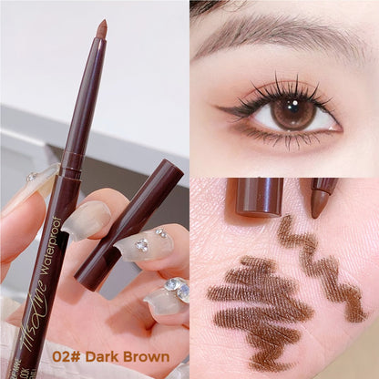 Xixi Black Eyeliner Gel Pen Silkworm Brightening Pen Long-lasting Novice Beginner Not Easy To Smudge Waterproof Makeup Student Color