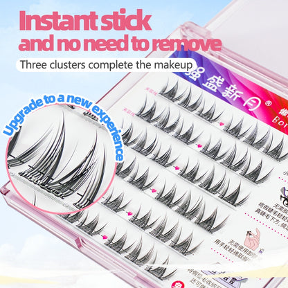 3D False Eyelashes, Glue-free False Eyelashes, Self-adhesive False Eyelashes, Natural, Reusable