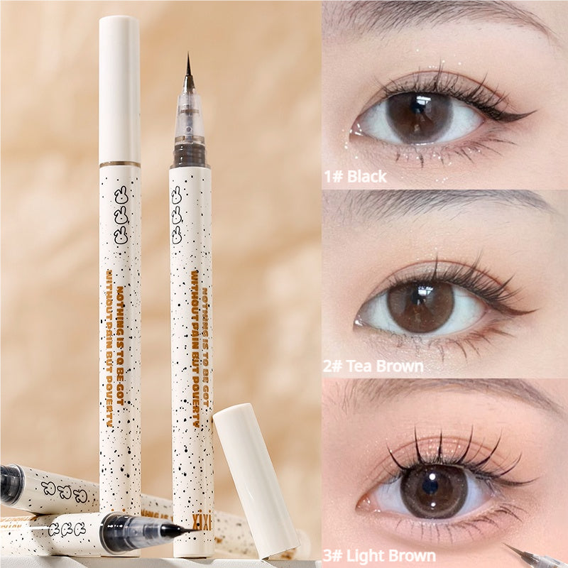 xixi 0.001mm ultra-fine tip eyeliner waterproof and long-lasting party student novice does not smudge and fade away official