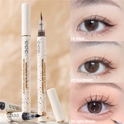 xixi 0.001mm ultra-fine tip eyeliner waterproof and long-lasting party student novice does not smudge and fade away official