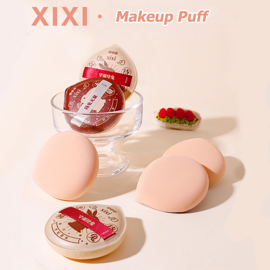 Xixi Money Rabbit Boundless Year of the Rabbit Wet and dry air cushion powder puff no powder cake setting foundation Liquid