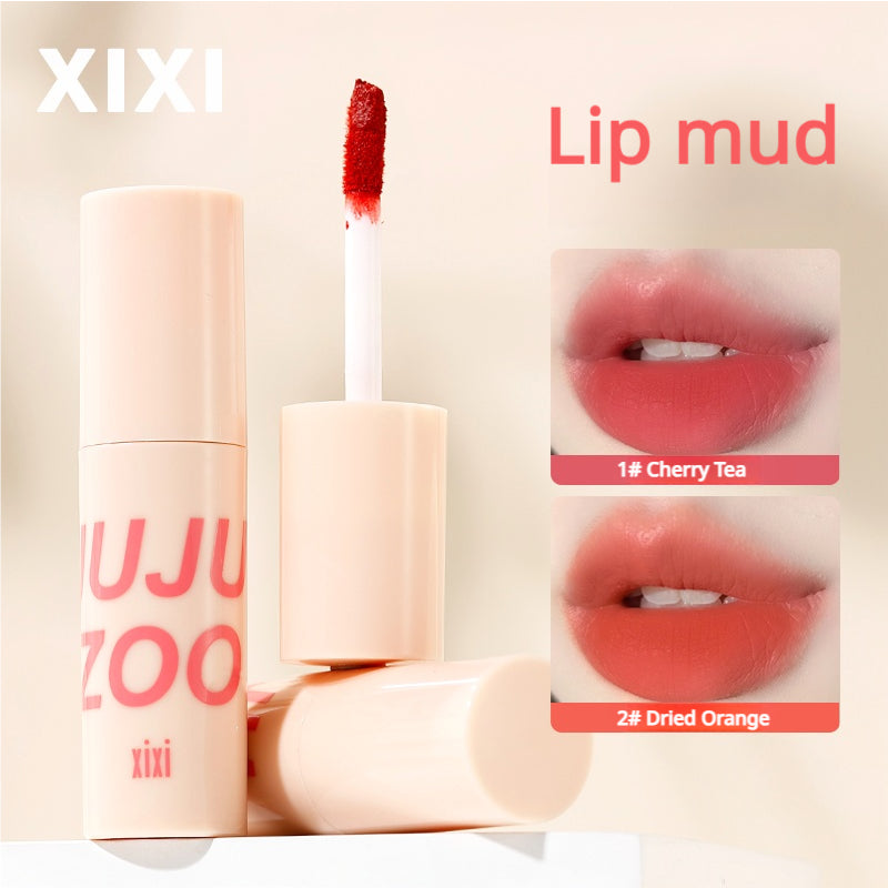 xixi mousse lip mud is not easy to fade velvet matte matte lipstick whitening lip gloss ordinary girl student lipstick season