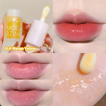 xixi lip oil women's moisturizing lip glaze transparent plump lip Balm lip balm anti-chapped lip lines dilute lip gl