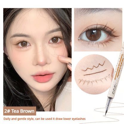 xixi 0.001mm ultra-fine tip eyeliner waterproof and long-lasting party student novice does not smudge and fade away official