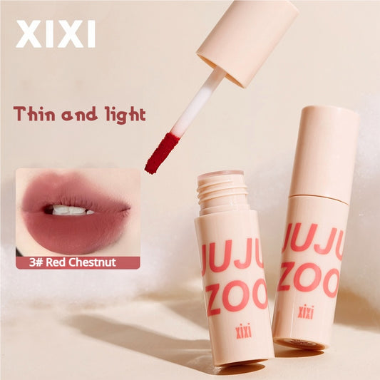 xixi mousse lip mud is not easy to fade velvet matte matte lipstick whitening lip gloss ordinary girl student lipstick season