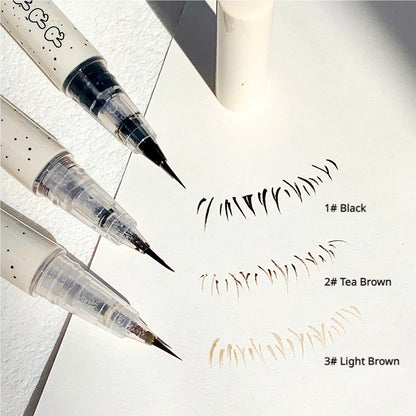 xixi 0.001mm ultra-fine tip eyeliner waterproof and long-lasting party student novice does not smudge and fade away official