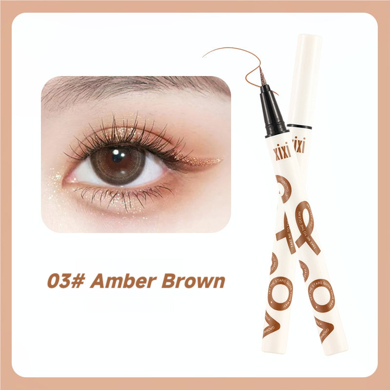 xixi Diamond Eyeliner Waterproof and Sweatproof Eyeshadow Eyeshadow Brightening Color Pen Stage