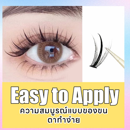 Thick Barbie false eyelashesตุ๊กตาบาร์บี้หนาขนตาปลอมสามรูปแบบขนตาปลอมหนาแต่งหน้าเครื่องมือต่อขนตาขนตาปลอมช่อ