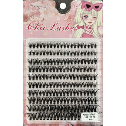 10D/20D/30D/40D Mixed Lashes Extension Set 9-16mm Mixed D Curl Natural Eyelashes DIY Lash Clusters False Eyelashes