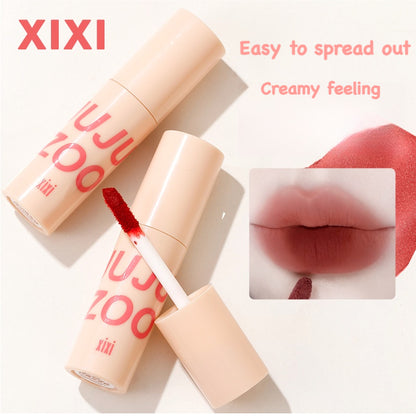 xixi mousse lip mud is not easy to fade velvet matte matte lipstick whitening lip gloss ordinary girl student lipstick season