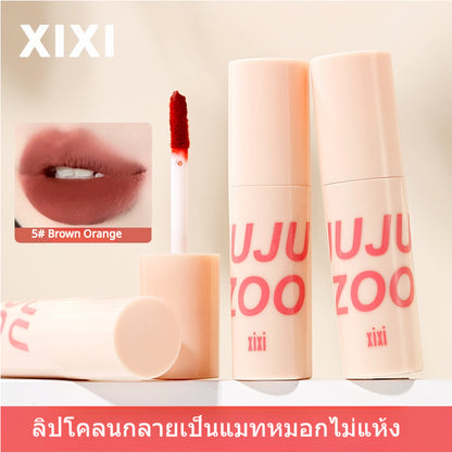 xixi mousse lip mud is not easy to fade velvet matte matte lipstick whitening lip gloss ordinary girl student lipstick season