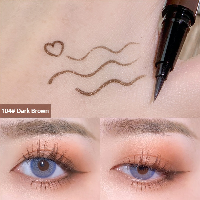 xixi Liquid Eyeliner Cream Pen Transparent Blue Silkworm Light Pen Flash Diamond Eyeliner Long-lasting Pure Desire Momsheng